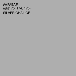 #AFAEAF - Silver Chalice Color Image